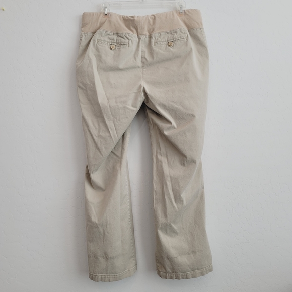 Duo Maternity Cream pants Size Large Maternity - Picture 10 of 14